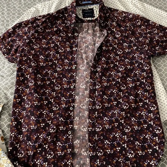 6 bundle LOT mens M button down shirts. - Picture 12 of 12